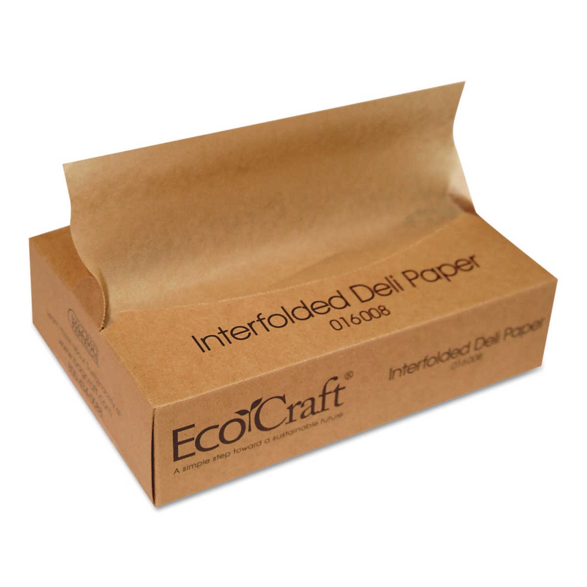 Picture of Bagcraft BGC016008 8 x 10.75 in. EcoCraft Interfolded Soy Wax Deli Sheet - 500 Per Box - 12 Count