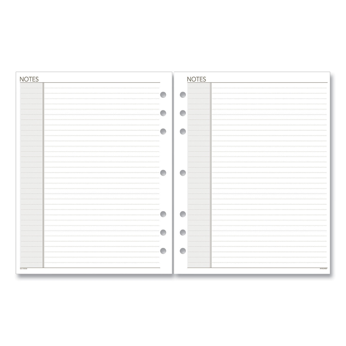 Picture of Ataglance AAG011200 Lined Refill Notes Pages for Planners & Organizer&#44; White - 8.5 x 5.5 in.