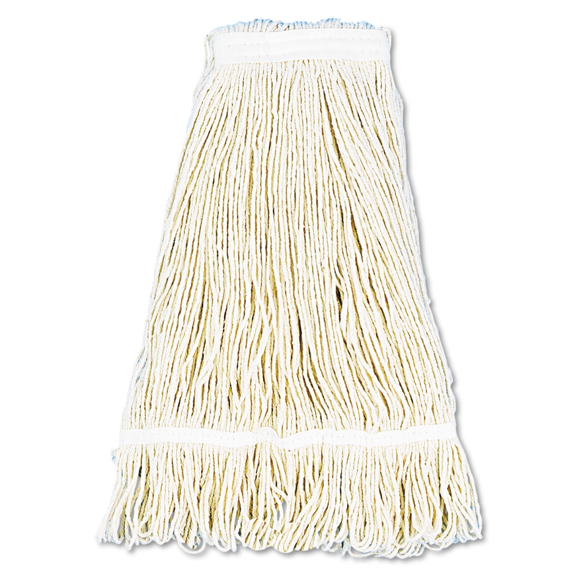 BWK424CCT 24 oz Cotton Pro Loop Web & Tailband Wet Mop Head, White -  Boardwalk