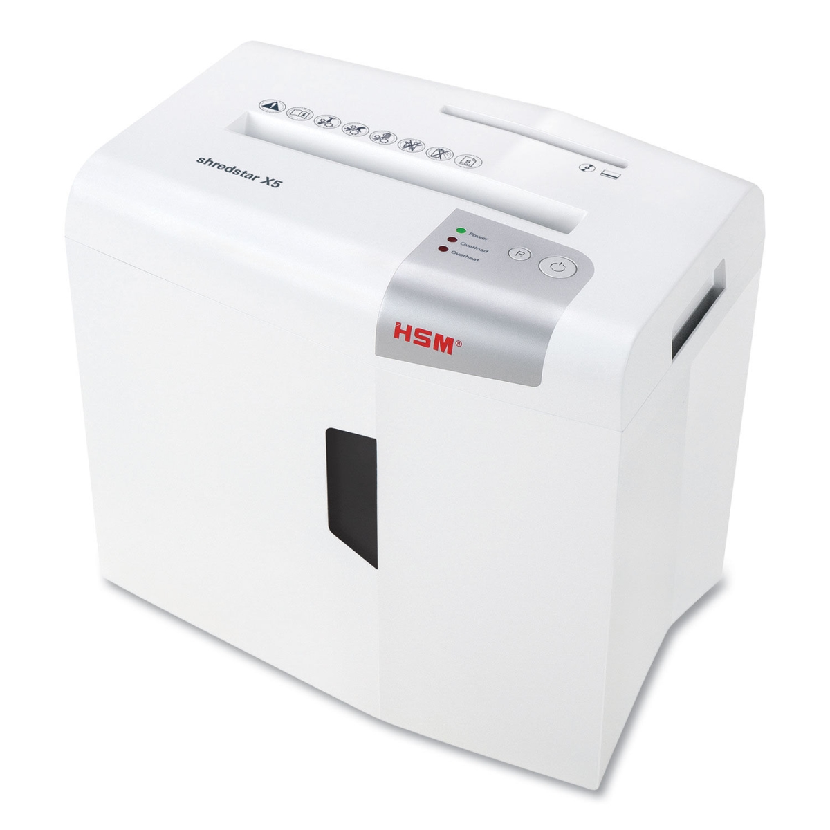 HSM1043W X5 Shredstar X5 Cross-Cut Shredder, White