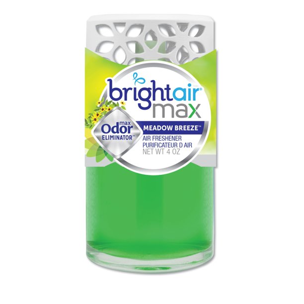 Picture of Bright Air BRI900441 Max Scented Oil Air Freshener with Meadow Breeze, Green
