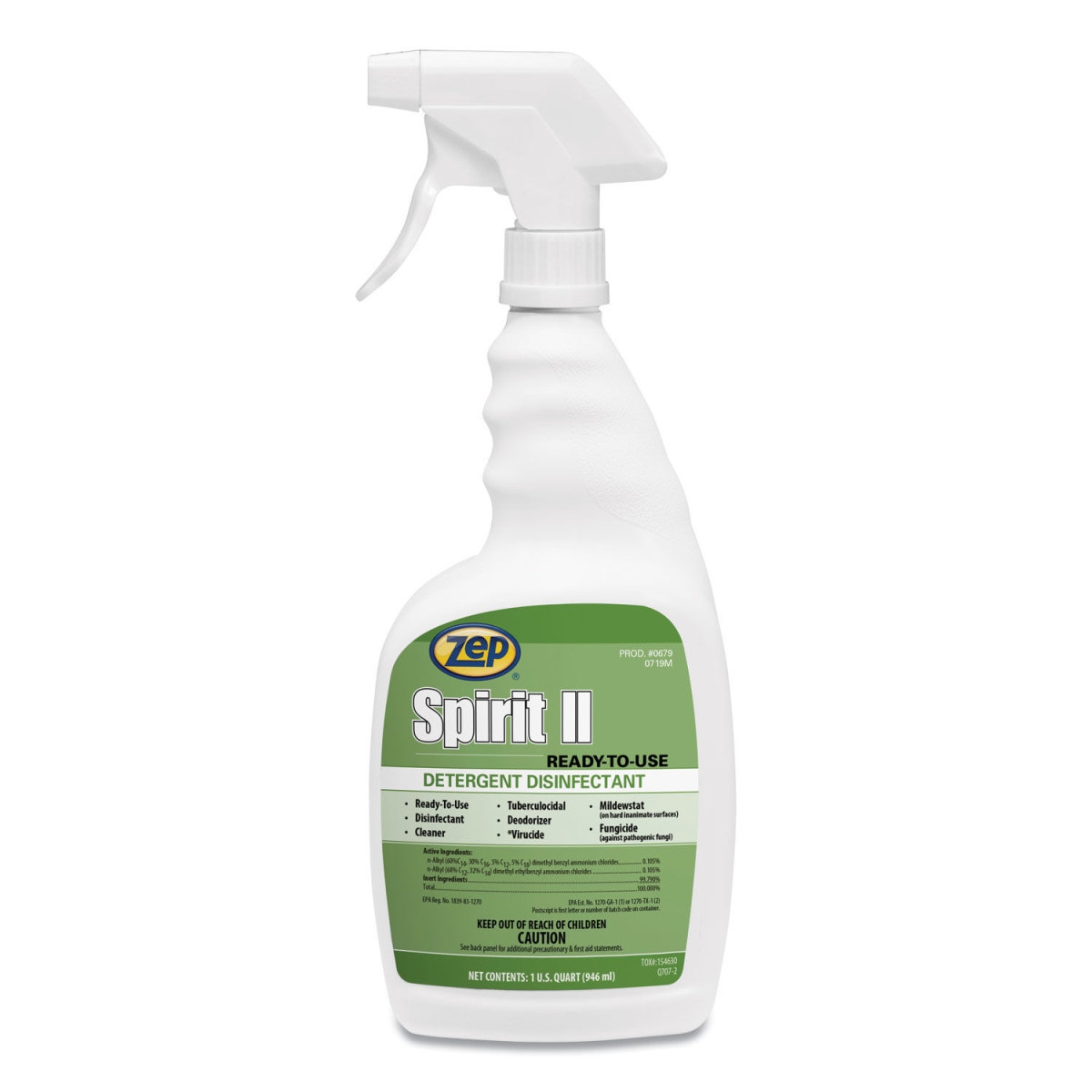 Picture of Zep ZPP67909 2 oz Spirit II Ready to Use Disinfectant