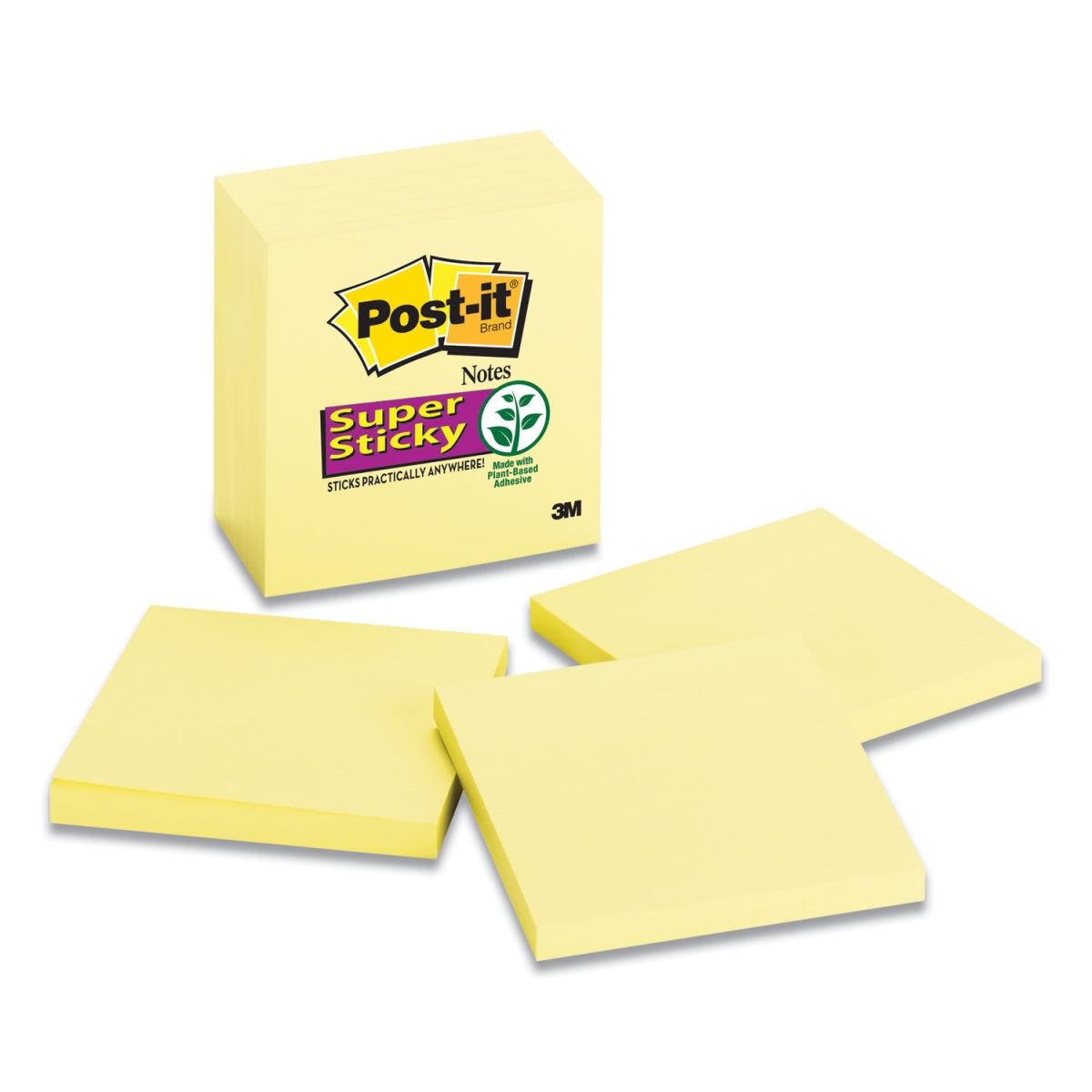 Picture of Post-it Notes Super Sticky MMM6545SSCY Sticky Note Pad&#44; Canary Yellow - Pack of 5