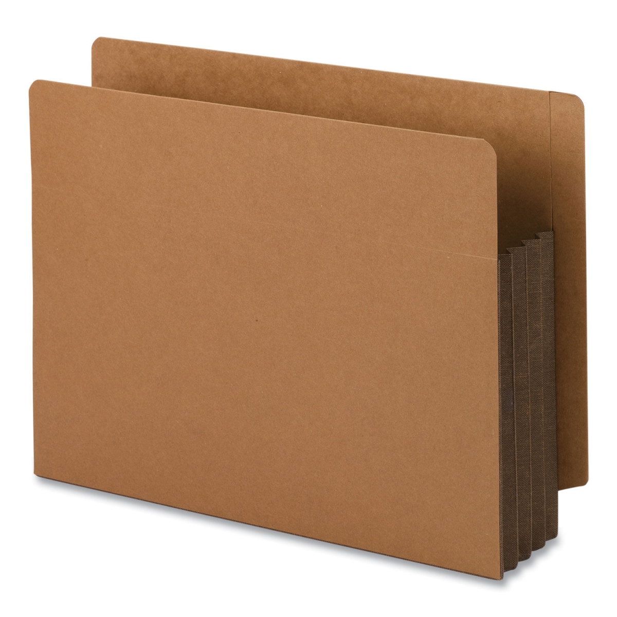 3.5 in. Front End Tab File Pocket, Dark Brown - Size Letter