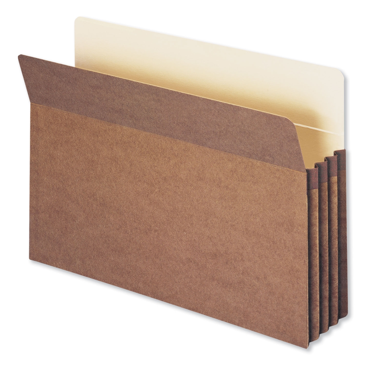 3.5 in. Expansion Drop Front File Pocket, Red - Size Legal