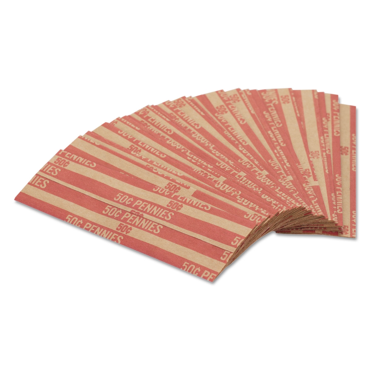 Picture of Pap CTX30001 40 Flat Penny Coin Wrapper, Red