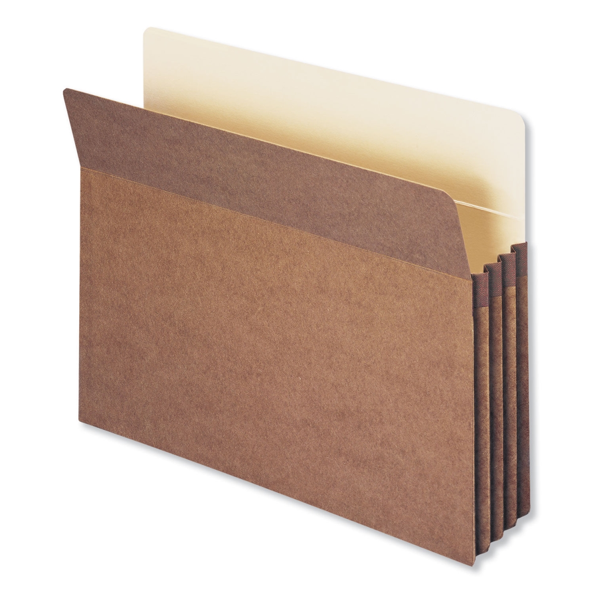 3.5 in. Expansion Drop Front File Pocket, Red - Size Letter