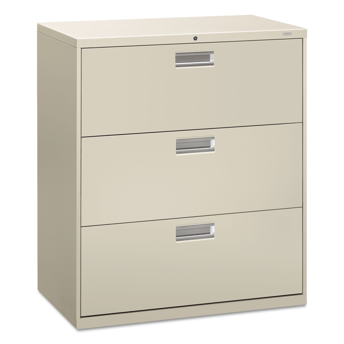Legal & Lateral File Cabinet with 3 Drawer, Light Gray