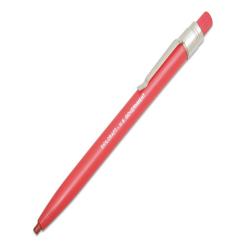 Picture of NIB & NISH 2236675 Wax Mechanical Pencil&#44; Red