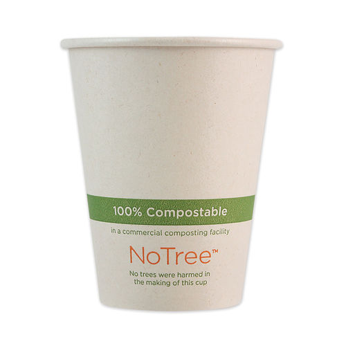 Picture of World Centric CUSU8 8 oz Notree Paper Hot Cups&#44; Natural