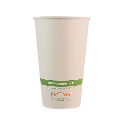 Picture of World Centric CUSU16 16 oz Notree Paper Hot Cups, Natural