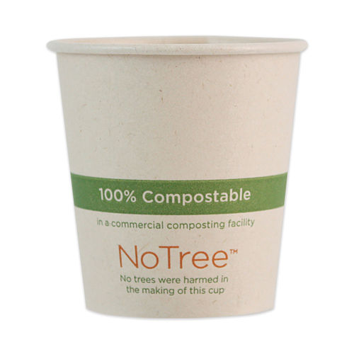 Picture of World Centric CUSU4 4 oz Notree Paper Hot Cups, Natural