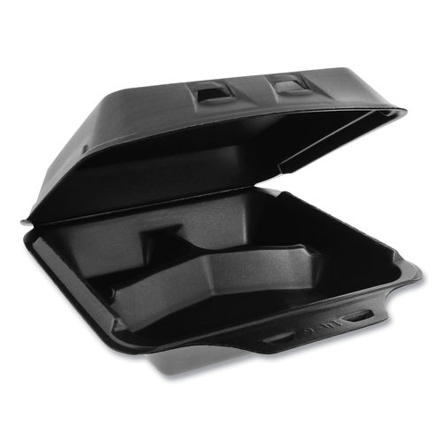 Picture of PCT YHLB09030000 3 Compartment Large Container, Black