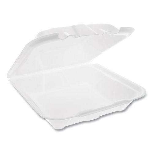 Picture of PCT YTD19901ECON 9 in. Foam Hinged Lid Containers, White