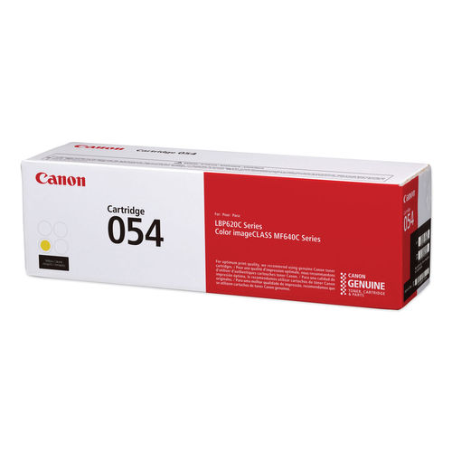 Picture of Canon 3021C001 054 Toner Cartridge&#44; 1200 Page-Yield - Yellow