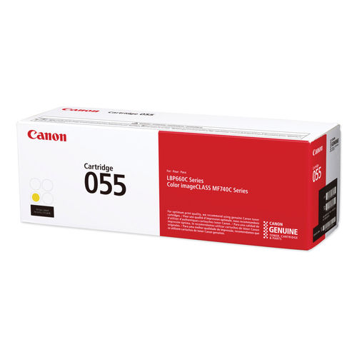 Picture of Canon 3013C001 055 Toner Cartridge&#44; 2100 Page-Yield - Yellow