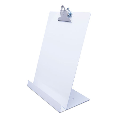 8.5 x 11 in. Free Standing Clipboard & Tablet Stand, White
