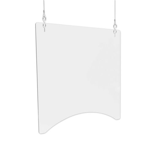 Picture of Deflecto PBCHA2424 Acrylic Hanging Barrier - 23.75 x 23.75 in.