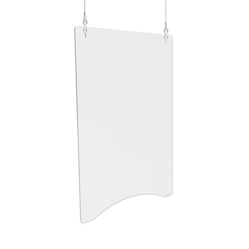 Picture of Deflecto PBCHA2436 Acrylic Hanging Barrier - 23.75 x 35.75 in.