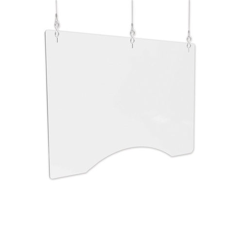 Picture of Deflecto PBCHA3624 Acrylic Hanging Barrier - 35.75 x 23.75 in.