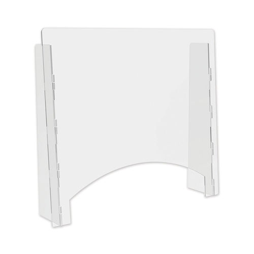 Picture of Deflecto PBCTA2724P Acrylic Counter Top Barrier - 27 x 6 x 23.75 in.