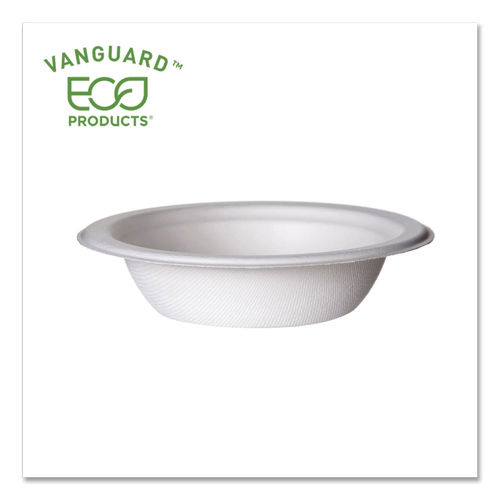 Picture of Eco-Products EPBL12NFA 12 oz Fiber Barrel Bowl, White