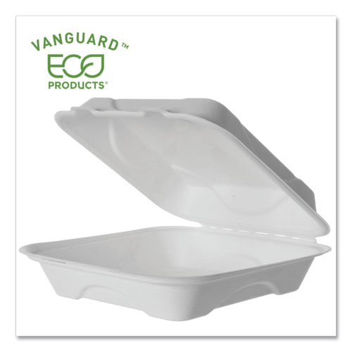 Picture of Eco-Products EPHC91NFA 9 x 9 x 3 in. Clamsheel Container, White