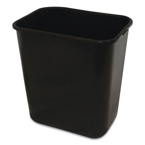 Picture of Impact 77025 28 qt. Plastic Wastebasket&#44; Black