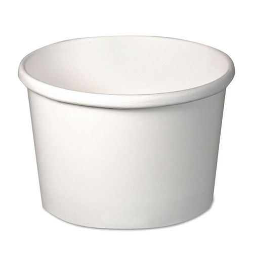 Picture of Solo Cup HS4085WH 8 oz Flexstyle Double Poly Paper Containers, White - 25 per Pack