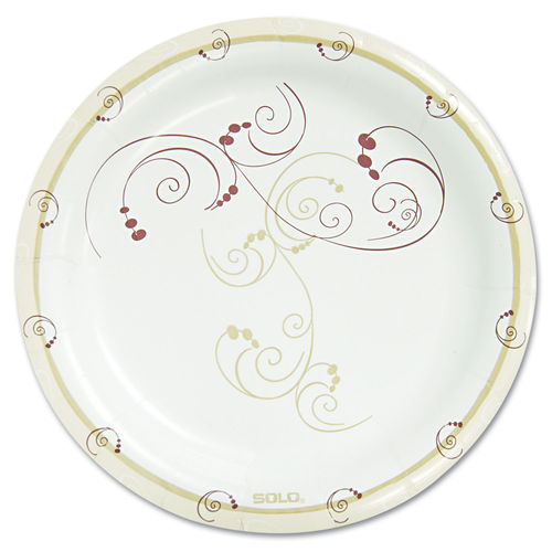 Picture of Solo Cup MP9RJ8001CT 8.5 in. Symphony Paper Dinnerware Mediumweight Plate&#44; Tan