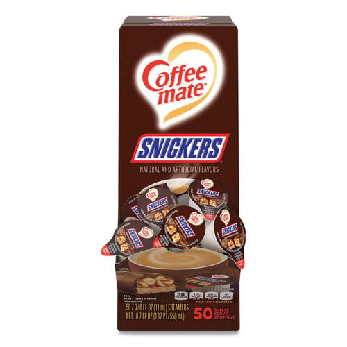 Picture of Coffee-Mate 61425BX Liquid Coffee Creamer&#44; Snickers - 50 Count