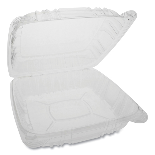 Picture of Pactiv YCI821100000 Sensation SmartLock Hinged Lid Containers - 1 Compartment - Clear