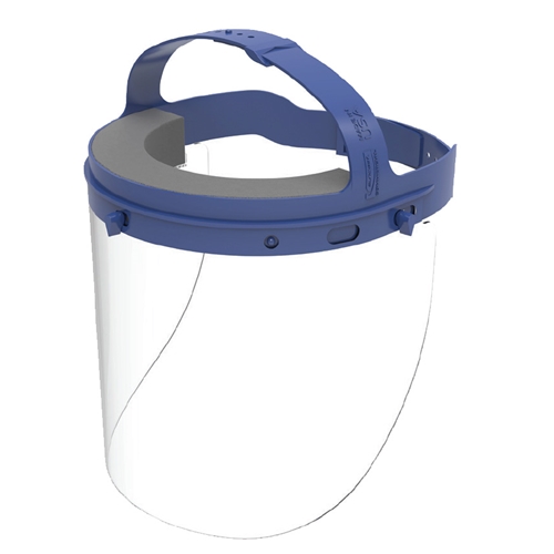 Picture of Suncast HGASSY16 Full Length Protective Face Shield with Head - Blue & Clear