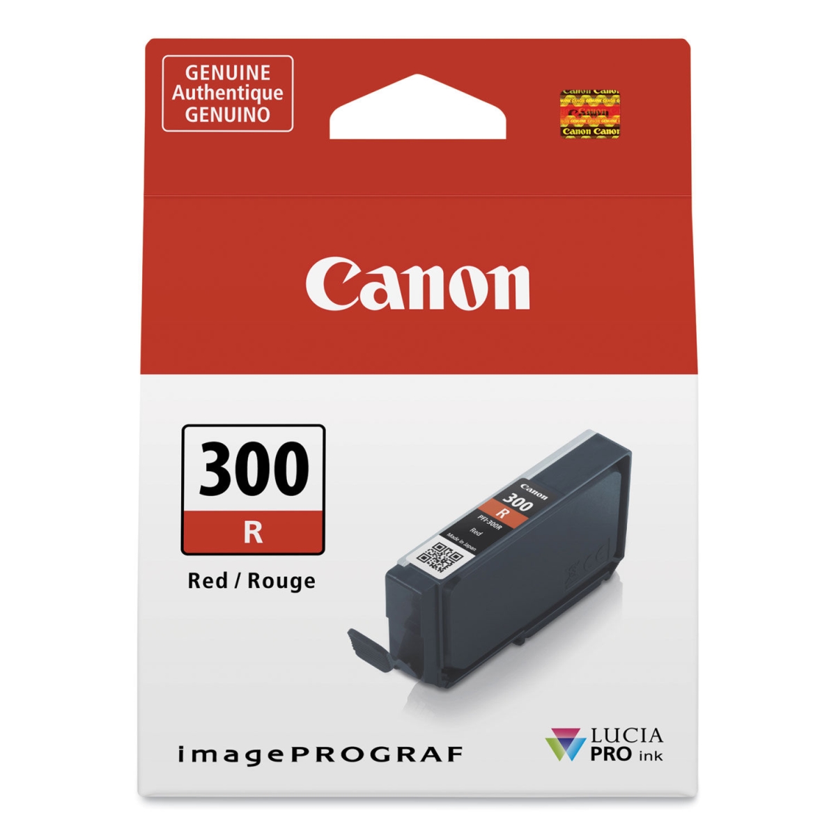Picture of Canon CNM4199C002 Ink Cartridge for PFI-300&#44; Red