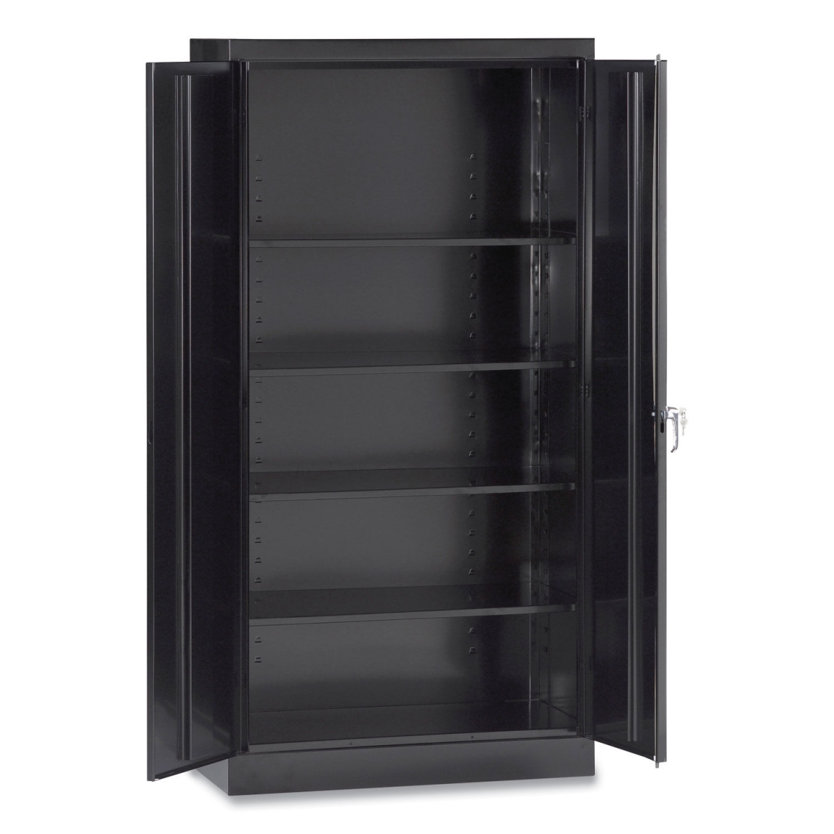 Picture of Alera ALECME7218BK 150 lbs Economy Assembled Storage Cabinet&#44; Black