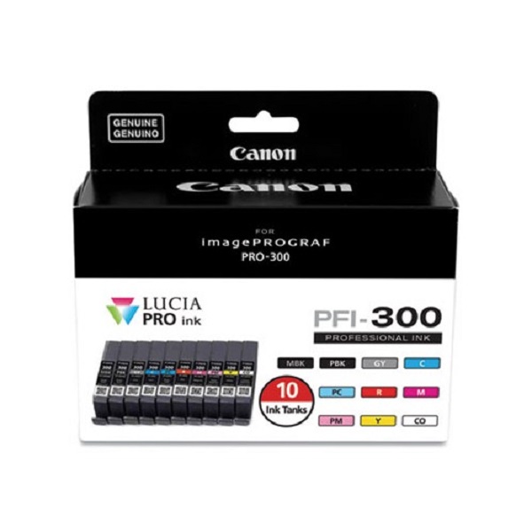 Picture of Canon CNM4192C007 PFI-300 Inkjet Printer&#44; Multi Color - Pack of 10