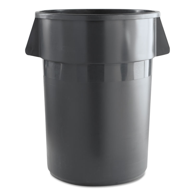 Picture of Boardwalk 3485199 44 gal Round Waste Receptacle - Plastic&#44; Gray