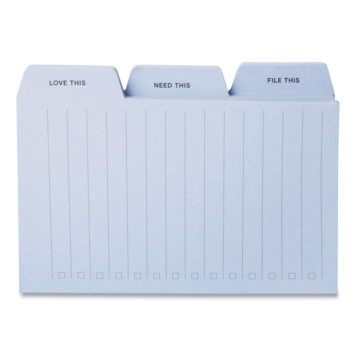 Picture of 3M NTDTABBLU 3 x 4 in. Notes Tab Adhesive Planner Pad&#44; Blue - 90 per Sheet