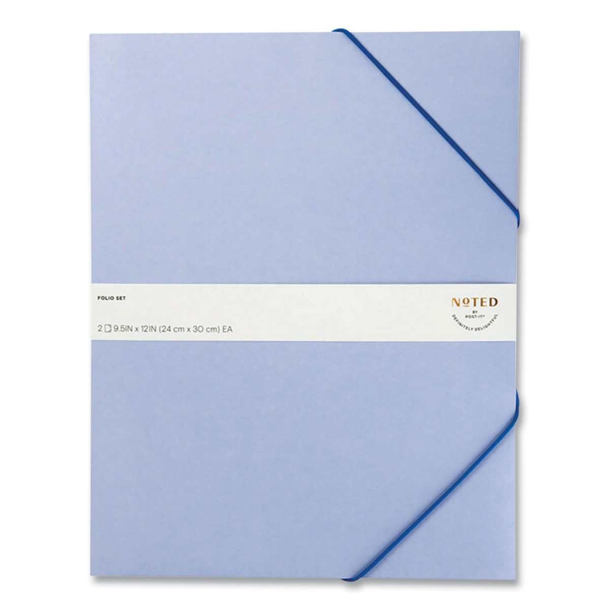 Picture of 3M NTDFOLBLU 9.5 x 12 in. Letter Size 1 Section Portfolio&#44; Blue - Pack of 2