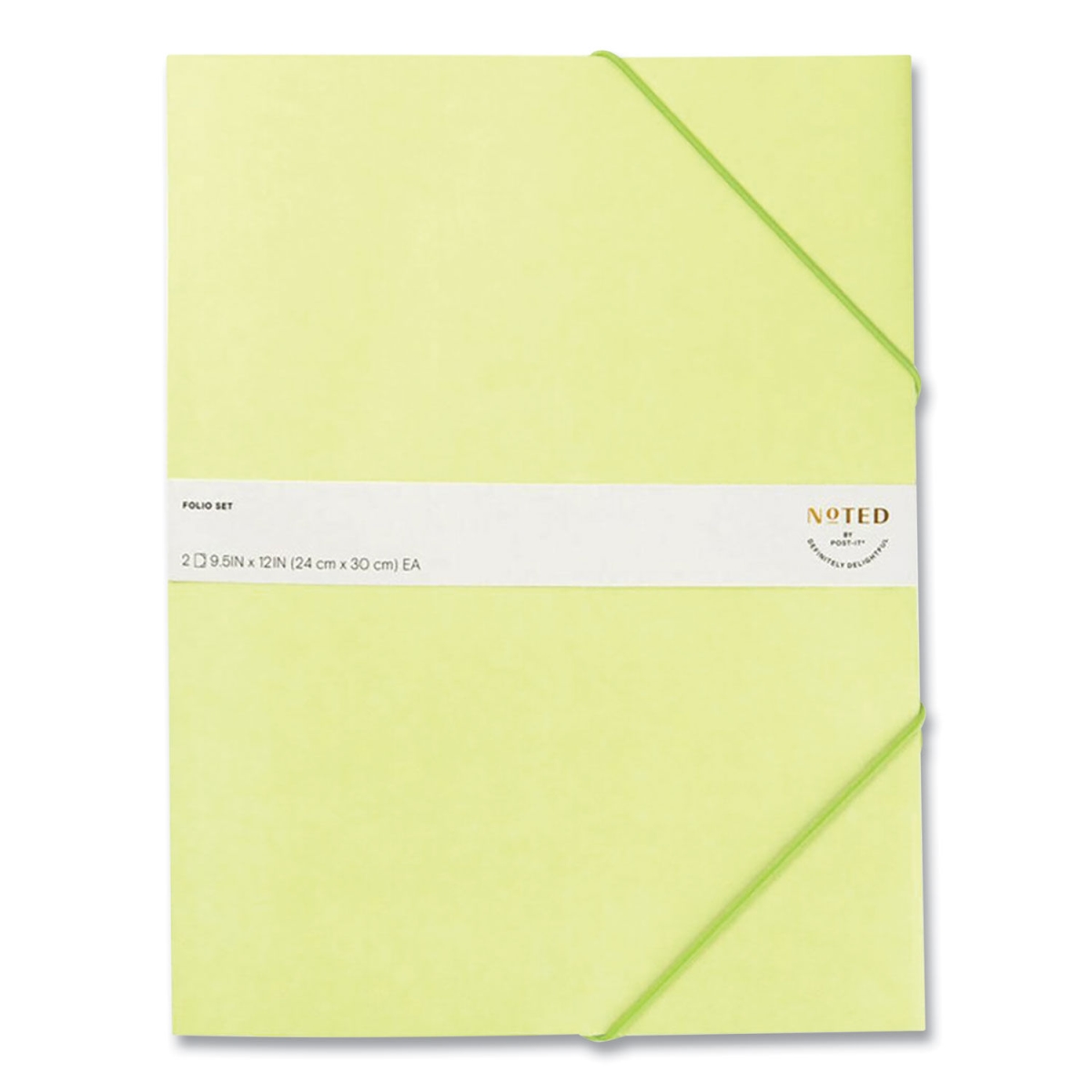 Picture of 3M NTDFOLGRN 9.5 x 12 in. Letter Size 1 Section Portfolio&#44; Green - Pack of 2