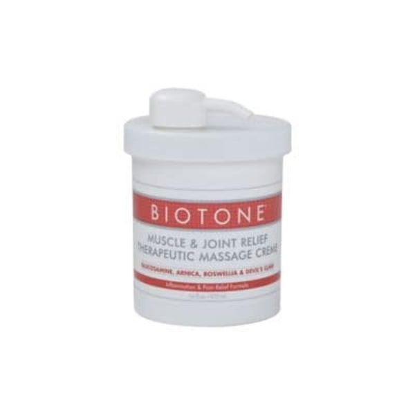 Picture of Biotone MJTMC16Z 16 oz Muscle & Joint Relief Therapeutic Massage Creme