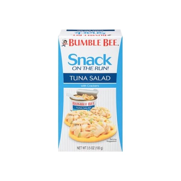 Picture of Bumble Bee AHF70777 3.5 oz Tuna Bee Snack On The Run Crackers