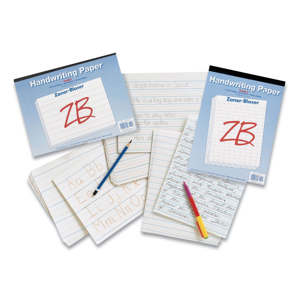Picture of Pacon ZP2609 30 lbs Multi-Program Handwriting Paper, White