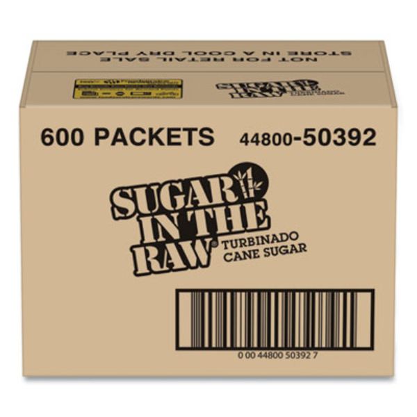 Picture of Office Snax SMU50392 0.18 oz Sugar In The Raw Packets - 600 per Case