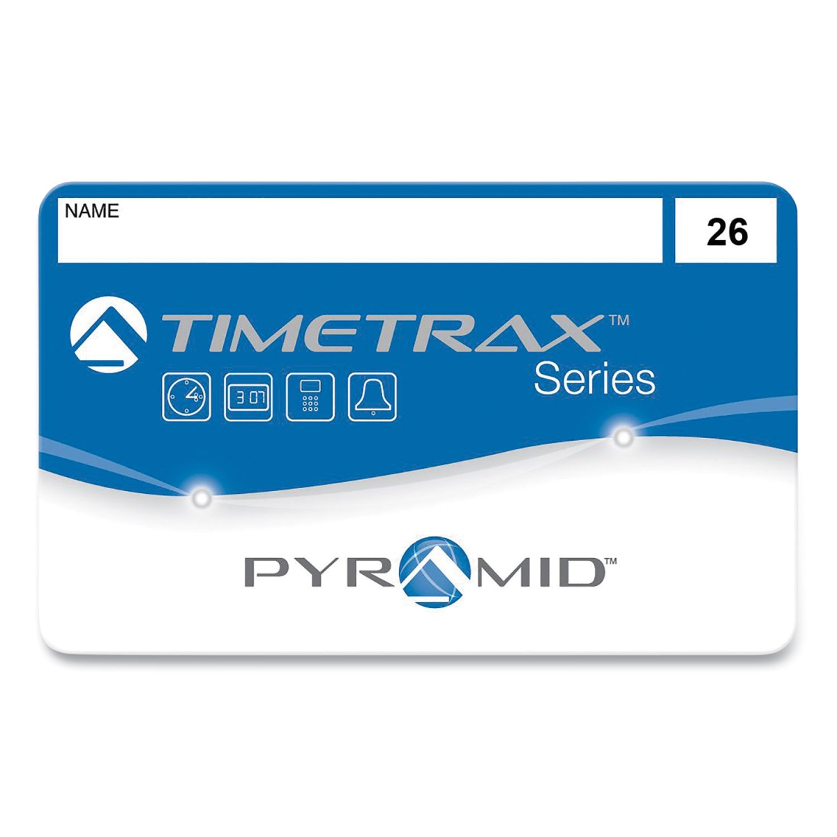Picture of Pyramid Technologies 41303 Swipe Cards for Time Trax Clocks