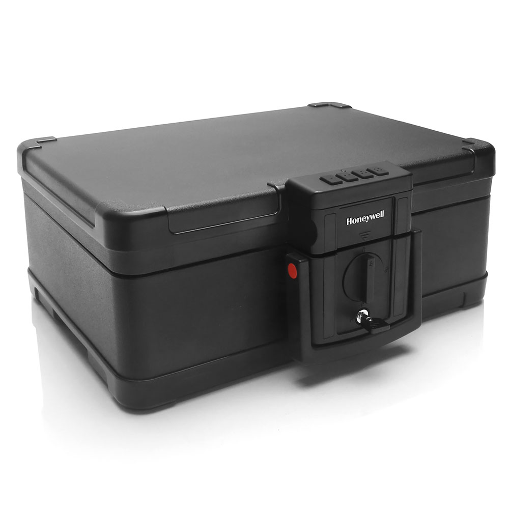 Picture of Honeywell 1553 0.24 cu. ft. Fire & Water Resistant Chest Safe with Touch Pad Lock