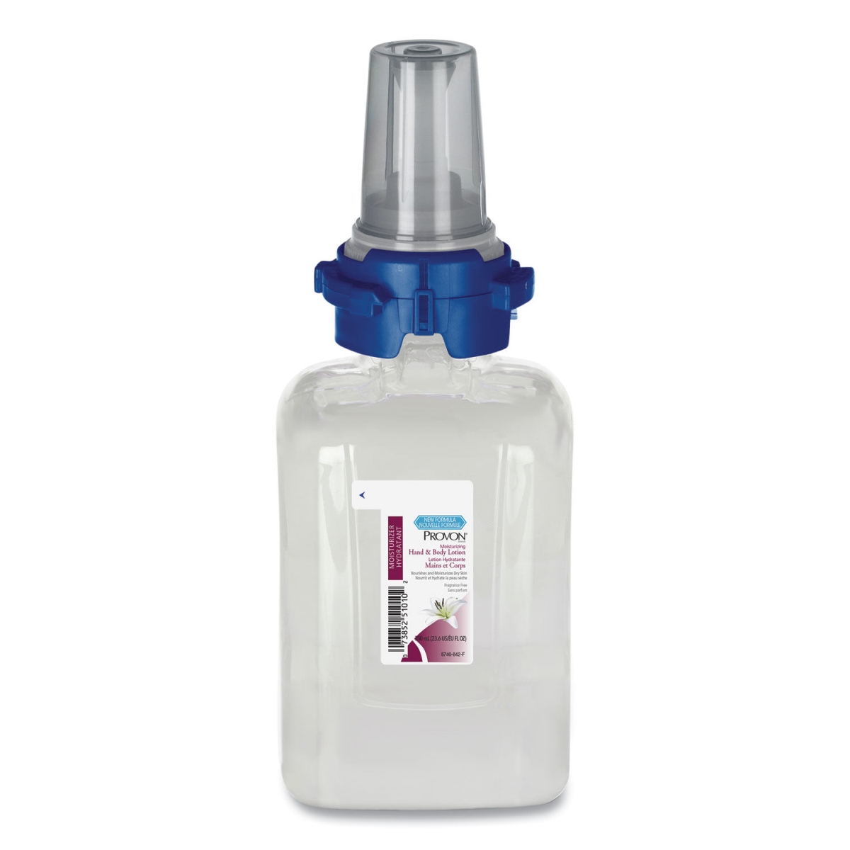 Picture of Gojo Industries 8746-04 700 Mil Moisturizing Hand & Body Lotion Refill for Provon ADX-7 Dispenser - 4 Count