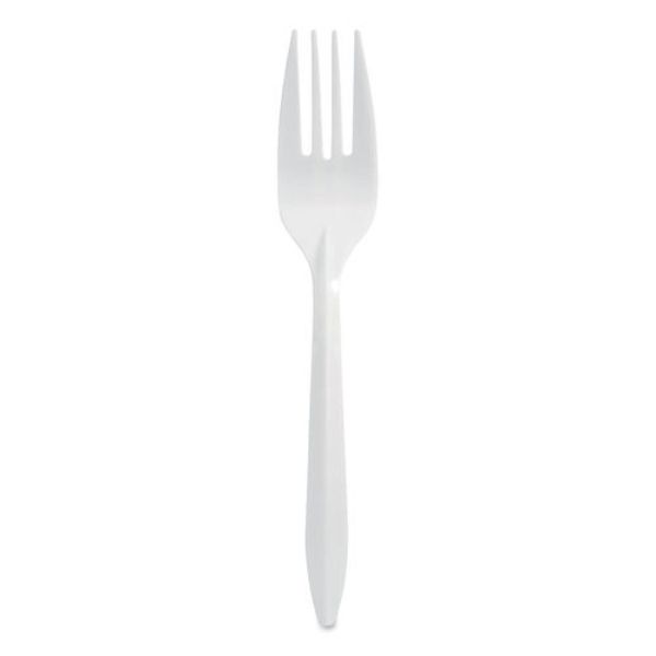 Picture of Berk Enterprises 1012000 Medium Weight Polypropylene Cutlery Fork&#44; White