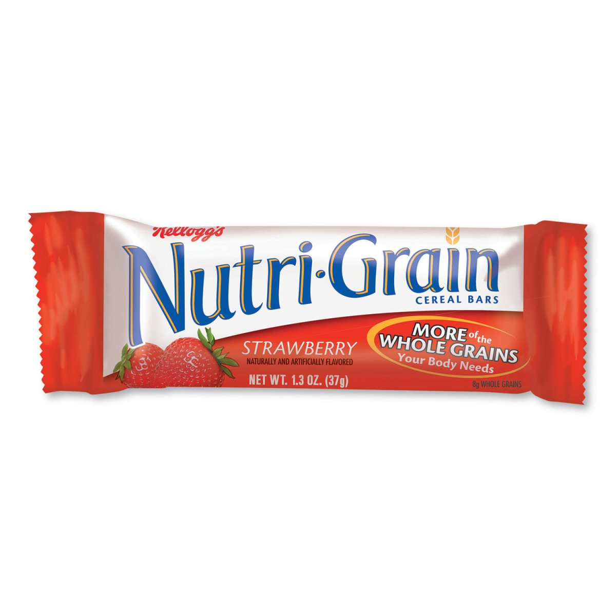 Picture of Kelloggs KEE35902 1.3 oz Nutri-Grain Soft Baked Breakfast Bars Strawberry - 8 Count