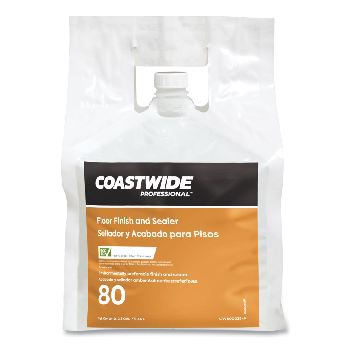 Picture of Coastwide Professional CW800025-A 2.5 gal Unscented Floor Cleaners & Sealer - 2 per Pack